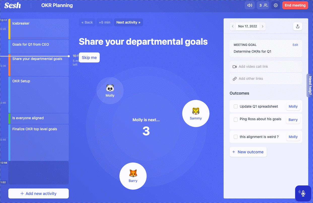 How to use Sesh to solve your meeting problems
